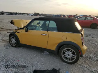 2007 MINI Convertible with VIN WMWRF33557TG17675, listed as a Copart auction lot 49206875 with Not Provided miles and Clean Title. Bid and sale history available at DreamBid. Image 2.
