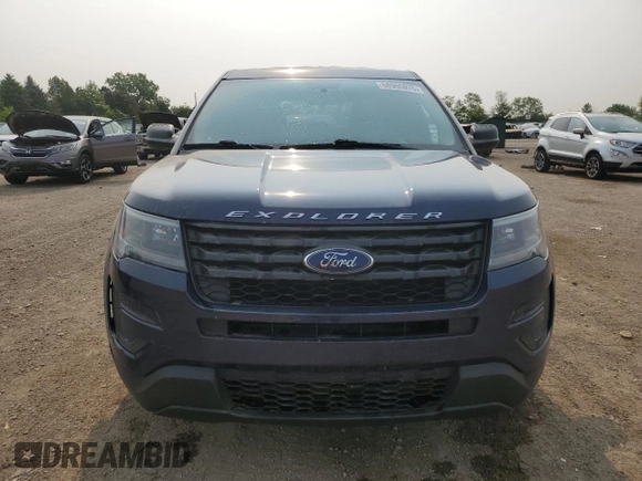 2017 Ford Police Interceptor Utility with VIN 1FM5K8AR0HGC57380, listed as a Copart auction lot 58965075 with 106,682 mi miles and Salvage title. Bid and sale history available at DreamBid. Image 5.
