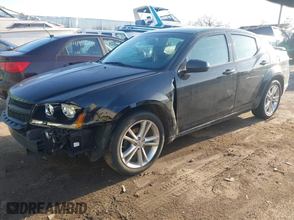 2012 Dodge Avenger SXT with VIN 1C3CDZCB2CN228306, listed as a IAAI auction lot 41833238 with 140,065 mi miles and . Bid and sale history available at DreamBid. Image 2.