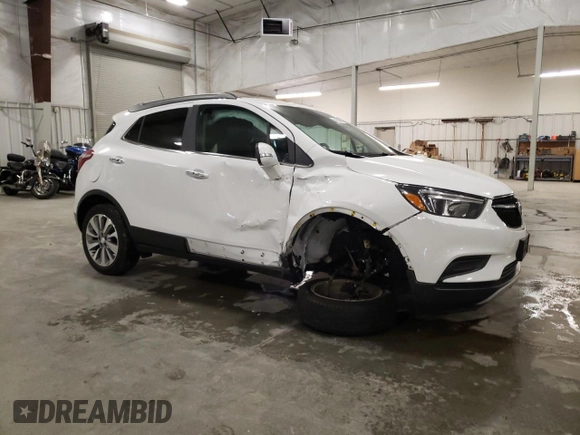 2019 Buick Encore Preferred with VIN KL4CJASB9KB935811, listed as a Copart auction lot 54166495 with 18,221 mi miles and Salvage Title. Bid and sale history available at carsss.com. Image 4.