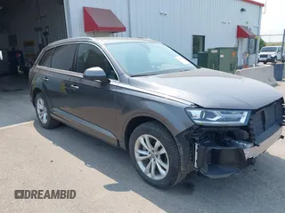 2019 Audi Q7 Premium with VIN WA1AAAF73KD031616, listed as a IAAI auction lot 39952592 with 60,839 mi miles and . Bid and sale history available at DreamBid. Image 1.