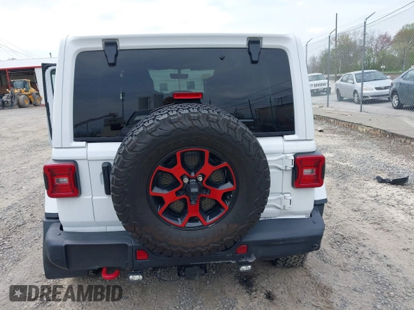 2021 Jeep Wrangler Unlimited Rubicon z VIN 1C4HJXFG1MW577829, wystawiony jako IAAI lot #41997002 z przebiegiem 26 443 mil mil oraz . Historia ofert i sprzedaży dostępna na DreamBid. Obrazek 17.