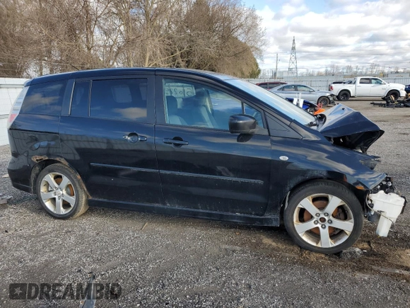 2007 Mazda 5 Touring with VIN JM1CR293670158154, listed as a Copart auction lot 52102255 with Not provided miles and Salvage title. Bid and sale history available at DreamBid. Image 4.