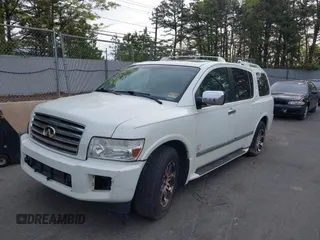 2005 Infiniti QX56 with VIN 5N3AA08C15N811299, listed as a IAAI auction lot 39389869 with 1 mi miles. Bid and sale history available at carsss.com. Image 2.