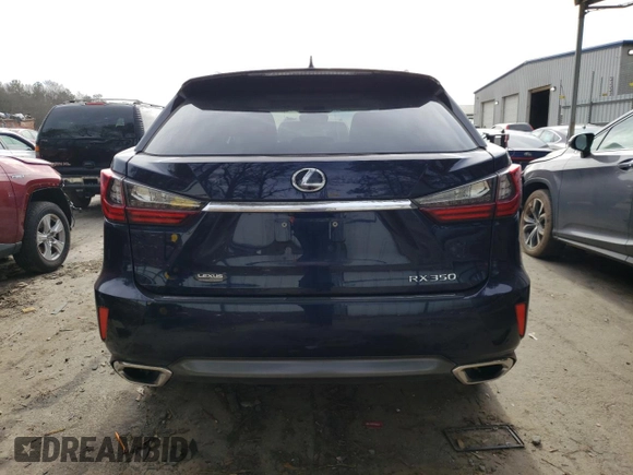 2017 Lexus RX with VIN 2T2BZMCA8HC134102, listed as a Copart auction lot 38923493 with 61,747 mi miles. Bid and sale history available at carsss.com. Image 6.