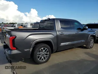 2023 Toyota Tundra 2WD 1794 Edition with VIN 5TFMA5AB1PX020609, listed as a Copart auction lot 73653614 with 0 mi miles and Non Repairable. Bid and sale history available at carsss.com. Image 3.