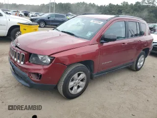 2017 Jeep Compass Sport with VIN 1C4NJCBB9HD131760, listed as a Copart auction lot 74073294 with 160,398 mi miles and Salvage Title. Bid and sale history available at carsss.com. Image 1.
