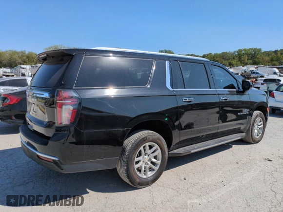 2023 Chevrolet Suburban LS with VIN 1GNSCBKD1PR132161, listed as a Copart auction lot 70649614 with 24,850 mi miles and Salvage Title. Bid and sale history available at DreamBid. Image 3.