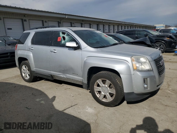 2012 GMC Terrain SLT-1 with VIN 2GKALUEK0C6169321, listed as a Copart auction lot 46476115 with 176,616 mi miles and Salvage Title. Bid and sale history available at DreamBid. Image 4.