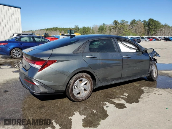 2025 Hyundai Elantra SE with VIN KMHLL4DG5SU860163, listed as a Copart auction lot 49265235 with 859 mi miles and Salvage title. Bid and sale history available at DreamBid. Image 3.