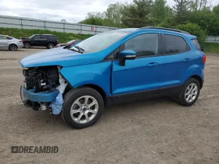 2019 Ford EcoSport SE z VIN MAJ3S2GEXKC267111, wystawiony jako Copart lot #56427685 z przebiegiem 58 956 mil mil oraz Tytuł czysty. Historia ofert i sprzedaży dostępna na DreamBid. Obrazek 1.