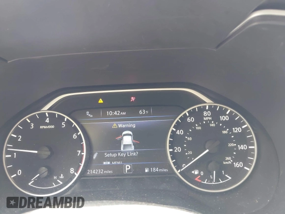 2016 Nissan Maxima SR with VIN 1N4AA6AP7GC398418, listed as a IAAI auction lot 42171994 with 214,232 mi miles and . Bid and sale history available at DreamBid. Image 7.