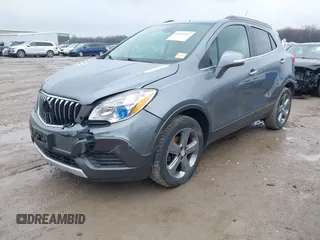 2014 Buick Encore with VIN KL4CJASB7EB592744, listed as a IAAI auction lot 41991047 with 92,702 mi miles. Bid and sale history available at carsss.com. Image 2.