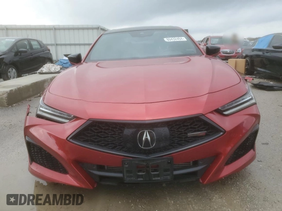 2021 Acura TLX Type S with VIN 19UUB7F03MA001317, listed as a Copart auction lot 80432464 with 19,683 mi miles and Salvage Title. Bid and sale history available at carsss.com. Image 5.