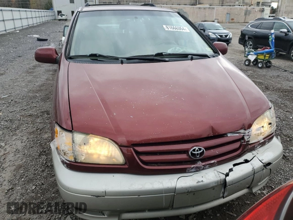 2002 Toyota Sienna LE with VIN 4T3ZF13C32U492992, listed as a Copart auction lot 81666964 with 209,215 mi miles and Salvage Title. Bid and sale history available at carsss.com. Image 5.