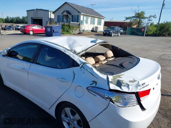 2013 Hyundai Elantra GLS with VIN 5NPDH4AEXDH272852, listed as a IAAI auction lot 42287071 with 255,478 mi miles and . Bid and sale history available at DreamBid. Image 6.