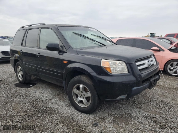 2006 Honda Pilot EX-L with RES with VIN 5FNYF28686B033893, listed as a Copart auction lot 85719224 with 215,467 mi miles and Salvage Title. Bid and sale history available at carsss.com. Image 4.