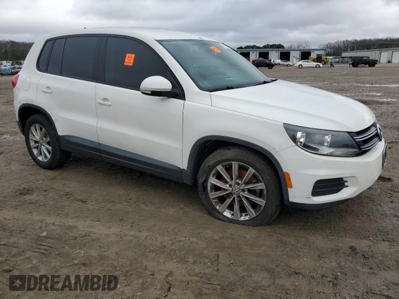 2014 Volkswagen Tiguan SE with VIN WVGAV3AX9EW549330, listed as a Copart auction lot 86750414 with 122,622 mi miles and Clean title. Bid and sale history available at DreamBid. Image 4.