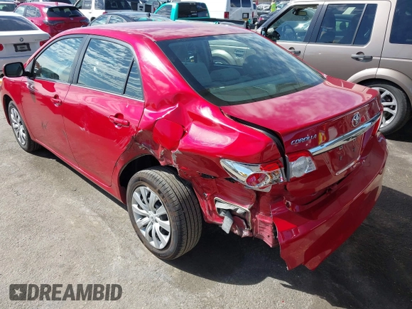 2013 Toyota Corolla L with VIN 5YFBU4EE6DP191699, listed as a IAAI auction lot 41680227 with 42,086 mi miles. Bid and sale history available at carsss.com. Image 3.