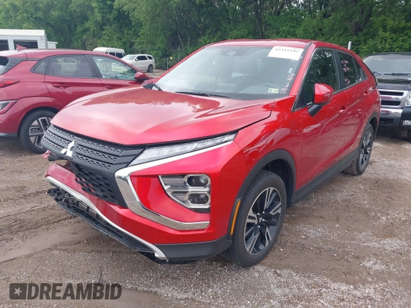 2024 Mitsubishi Eclipse Cross SE with VIN JA4ATWAAXRZ042099, listed as a IAAI auction lot 42311591 with 29,381 mi miles and . Bid and sale history available at DreamBid. Image 2.