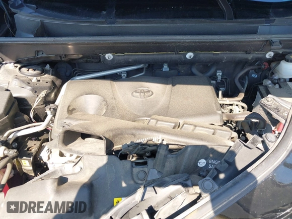 2019 Toyota RAV4 LE with VIN JTMH1RFV9KD515999, listed as a IAAI auction lot 42635692 with 87,345 mi miles and . Bid and sale history available at DreamBid. Image 10.