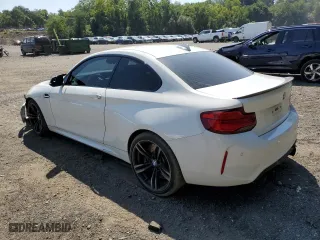 2018 BMW M2 with VIN WBS1J5C59JVE51725, listed as a Copart auction lot 65494514 with 32,426 mi miles and Salvage Title. Bid and sale history available at carsss.com. Image 2.