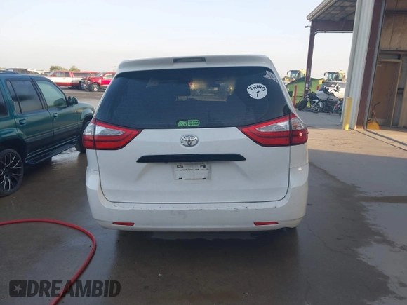 2015 Toyota Sienna L with VIN 5TDZK3DC5FS657115, listed as a IAAI auction lot 42109678 with 176,995 mi miles. Bid and sale history available at carsss.com. Image 16.