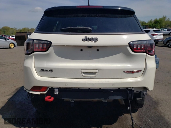 2021 Jeep Compass Trailhawk с VIN 3C4NJDDB9MT553602, выставлен на аукционе Copart как лот 55387255 с пробегом 82 440 миль миль и Чистый • Clean title. История ставок и продаж доступна на DreamBid. Изображение 6.