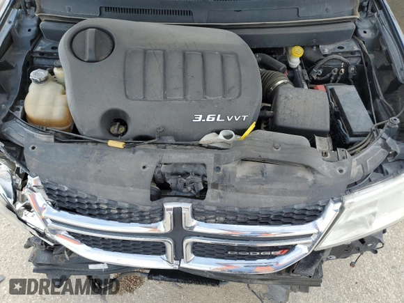 2015 Dodge Journey SXT with VIN 3C4PDDBG4FT548972, listed as a Copart auction lot 74633934 with 93,944 mi miles and Salvage Title. Bid and sale history available at DreamBid. Image 14.