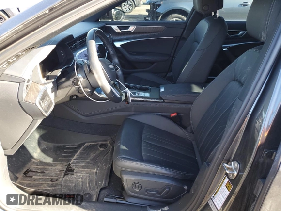 2021 Audi A6 Premium Plus with VIN WAUL2AF27MN072664, listed as a Copart auction lot 88597315 with 59,087 mi miles and Salvage Title. Bid and sale history available at carsss.com. Image 7.