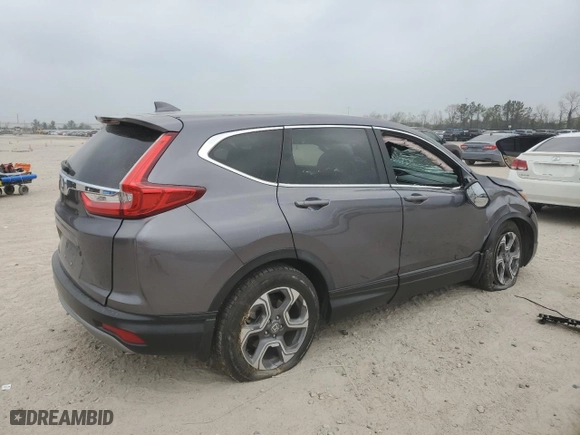2018 Honda CR-V EX-L with VIN 7FARW1H82JE037709, listed as a Copart auction lot 49239015 with 52,353 mi miles and Salvage Title. Bid and sale history available at carsss.com. Image 3.