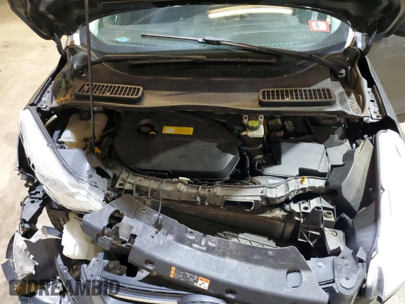2015 Ford Escape SE with VIN 1FMCU9GX9FUC84511, listed as a Copart auction lot 47445285 with 88,400 mi miles and Salvage Title. Bid and sale history available at DreamBid. Image 12.