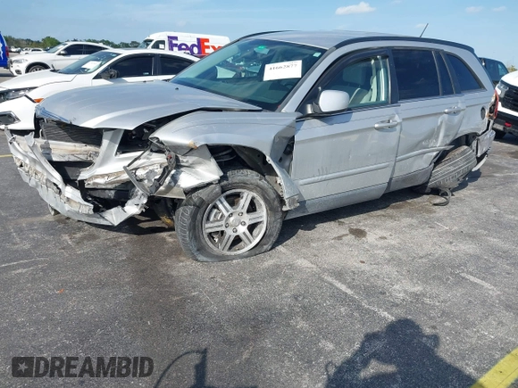 2007 Chrysler Pacifica Touring with VIN 2A8GF68X67R334513, listed as a IAAI auction lot 41662877 with 121,823 mi miles and . Bid and sale history available at DreamBid. Image 6.