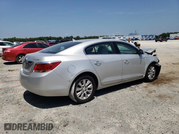 2010 Buick LaCrosse CX with VIN 1G4GB5EG5AF159585, listed as a Copart auction lot 57473395 with Not provided miles and Salvage title. Bid and sale history available at DreamBid. Image 3.