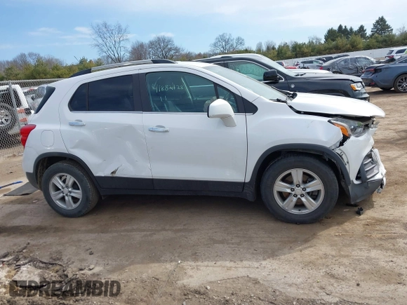 2018 Chevrolet Trax LT with VIN 3GNCJLSB6JL276835, listed as a IAAI auction lot 41882128 with 75,761 mi miles and . Bid and sale history available at carsss.com. Image 13.