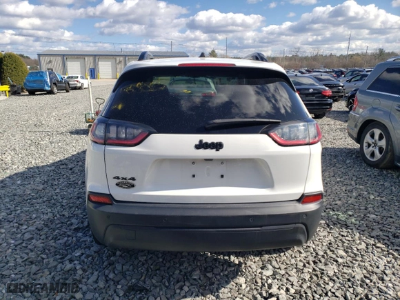 2020 Jeep Cherokee Latitude Plus with VIN 1C4PJMLB1LD647505, listed as a Copart auction lot 49984265 with 83,402 mi miles and Salvage Title. Bid and sale history available at carsss.com. Image 6.