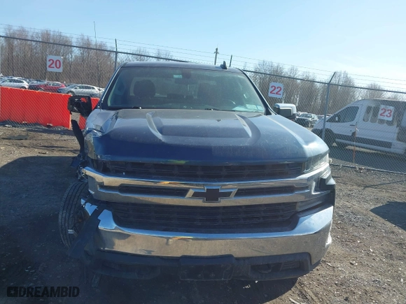 2019 Chevrolet Silverado 1500 LT with VIN 1GCRYDED2KZ262281, listed as a IAAI auction lot 41821511 with 107,341 mi miles. Bid and sale history available at carsss.com. Image 12.