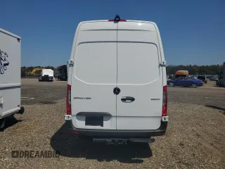 2025 Mercedes-Benz Sprinter Cargo with VIN W1Y4NCHY6SP753794, listed as a Copart auction lot 52648465 with 610 mi miles and Salvage Title. Bid and sale history available at carsss.com. Image 6.