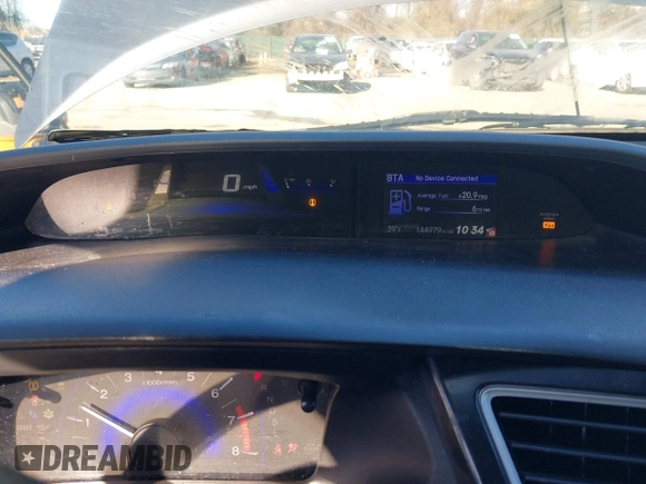 2014 Honda Civic Sedan EX with VIN 2HGFB2F84EH542574, listed as a IAAI auction lot 41427697 with 144,979 mi miles. Bid and sale history available at carsss.com. Image 7.