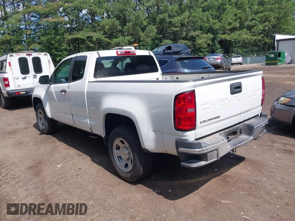 2022 Chevrolet Colorado 2WD Work Truck with VIN 1GCHSBEA7N1234731, listed as a IAAI auction lot 42650104 with 83,073 mi miles and . Bid and sale history available at DreamBid. Image 3.