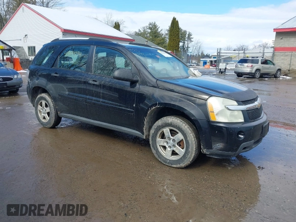 2007 Chevrolet Equinox LS with VIN 2CNDL23F776004161, listed as a IAAI auction lot 41854894 with 214,589 mi miles. Bid and sale history available at carsss.com. Image 1.
