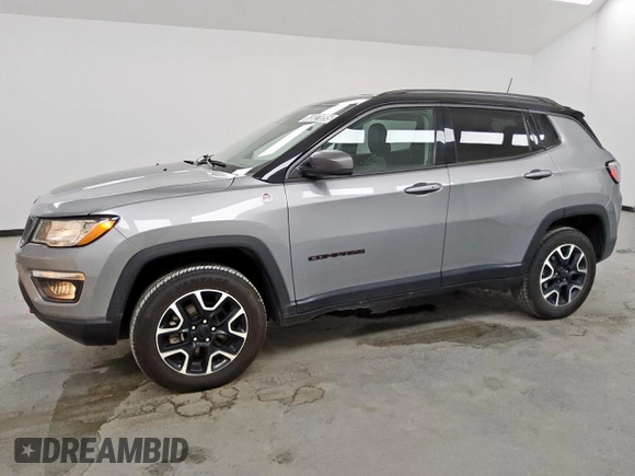2021 Jeep Compass Trailhawk с VIN 3C4NJDDB4MT564832, выставлен на аукционе Copart как лот 65821095 с пробегом 104 208 миль миль и Чистый • Clean title. История ставок и продаж доступна на DreamBid. Изображение 1.