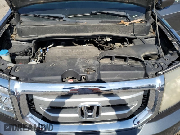 2011 Honda Pilot EX-L with VIN 5FNYF4H56BB078599, listed as a Copart auction lot 48914855 with 230,351 mi miles and Clean Title. Bid and sale history available at DreamBid. Image 12.