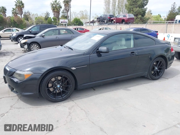 2006 BMW 6 Series 650Ci with VIN WBAEH13436CR50523, listed as a IAAI auction lot 42046873 with 111,765 mi miles. Bid and sale history available at carsss.com. Image 2.