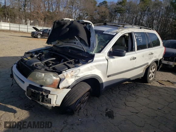 2005 Volvo XC90 with VIN YV1CY592551185004, listed as a Copart auction lot 37261044 with 0 mi miles and Non Repairable. Bid and sale history available at carsss.com. Image 1.