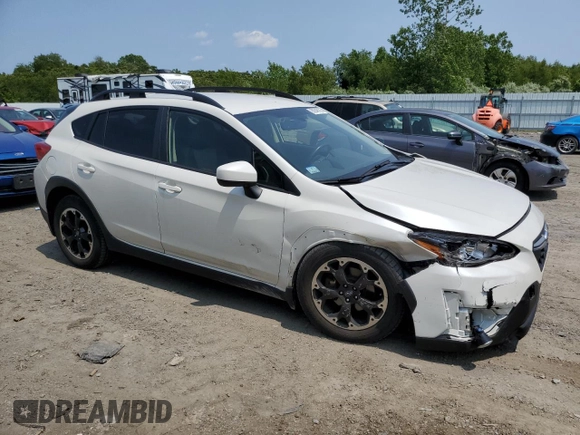 2021 Subaru Crosstrek Premium with VIN JF2GTAPC0MH661791, listed as a Copart auction lot 60546185 with 53,432 mi miles and Salvage title. Bid and sale history available at DreamBid. Image 4.