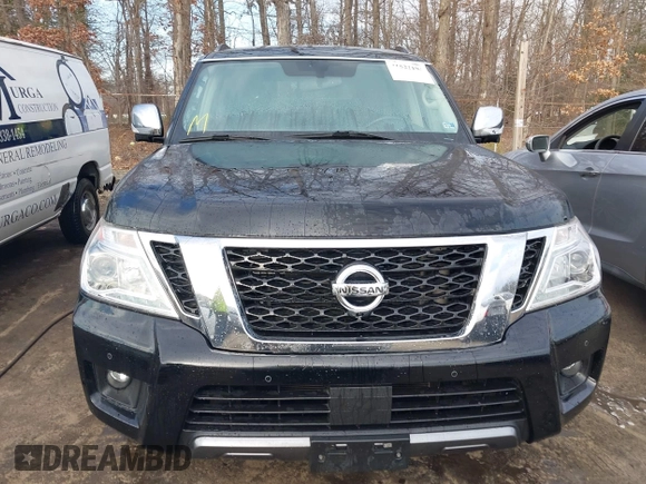 2020 Nissan Armada SL with VIN JN8AY2NC4LX519807, listed as a IAAI auction lot 41522194 with 108,532 mi miles. Bid and sale history available at carsss.com. Image 13.