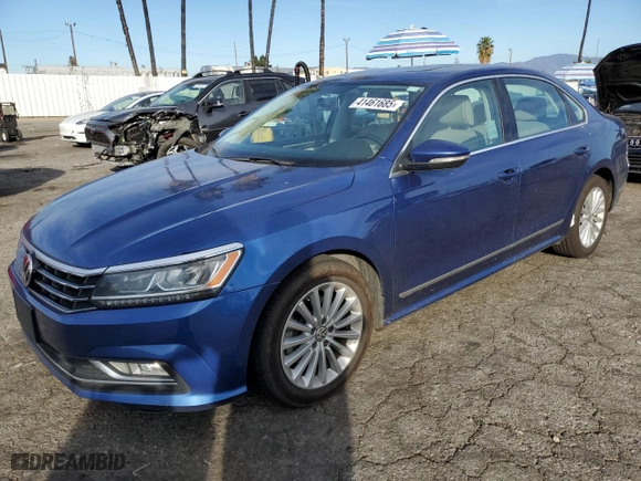 2016 Volkswagen Passat 1.8T SE w/Technology with VIN 1VWBT7A37GC067430, listed as a Copart auction lot 41461685 with 118,724 mi miles and Clean Title. Bid and sale history available at carsss.com. Image 1.