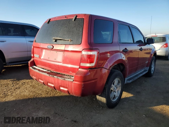 2008 Ford Escape XLS with VIN 1FMCU02ZX8KD83387, listed as a Copart auction lot 81648044 with 208,869 mi miles and Clean title. Bid and sale history available at DreamBid. Image 3.