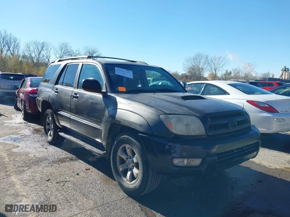 2005 Toyota 4Runner SR5 with VIN JTEBU14R258052004, listed as a IAAI auction lot 40916196 with 189,185 mi miles. Bid and sale history available at carsss.com. Image 1.